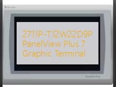 ترمینال گرافیکی PanelView Plus 7 مدل 2711P-T12W22D9P